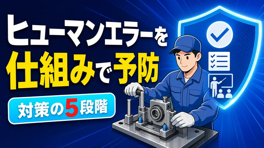 ヒューマンエラーを仕組みで予防 対策の5段階
