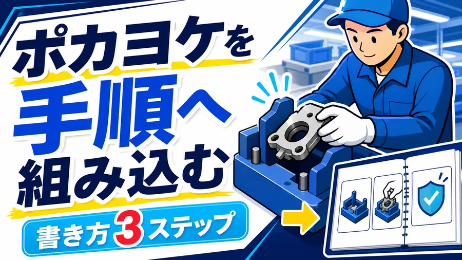 ポカヨケを手順へ組み込む 書き方3ステップ