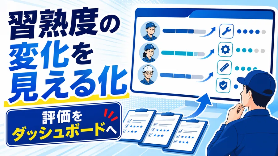 習熟度の変化を見える化 評価をダッシュボードへ