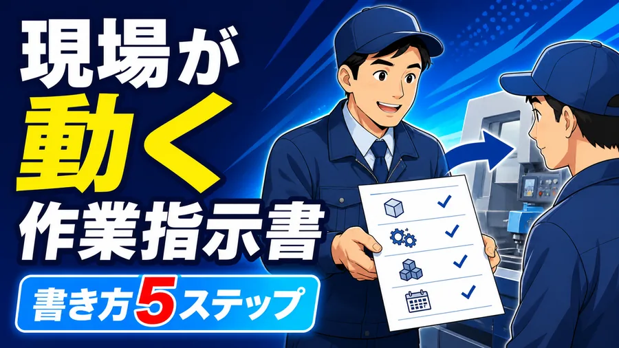現場が動く作業指示書 書き方5ステップ